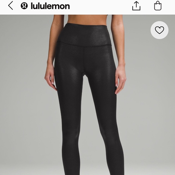 NEW LULULEMON ALIGN HIGH-RISE PANT 28” SHINE NWOT - Picture 2 of 10